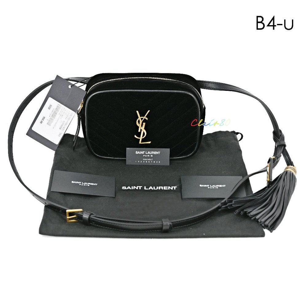 Saint Laurent Monogram Lou Velvet Belt Bag - Picture 6 of 12